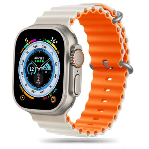 Apple Watch 42444549 mm rihm IconBand Pro silikoonist oran 5